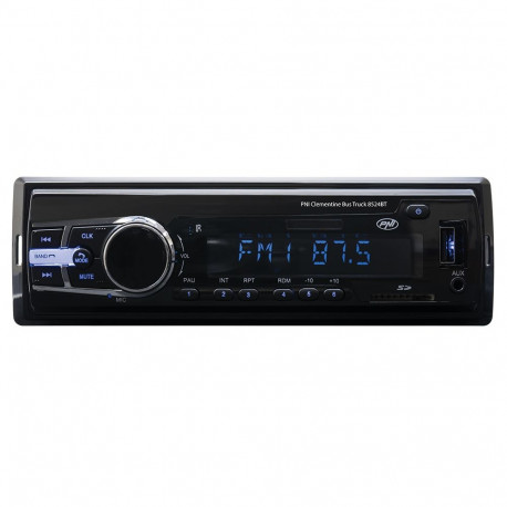 Radio MP3 player Clementine Bus 8524BT 4x45w 12V / 24V 1 way with SD, USB, AUX, RCA and Bluetooth 24