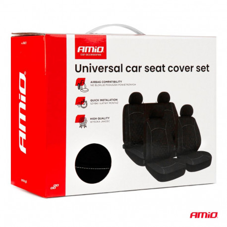 Istmekatete komplekt 9 osa must