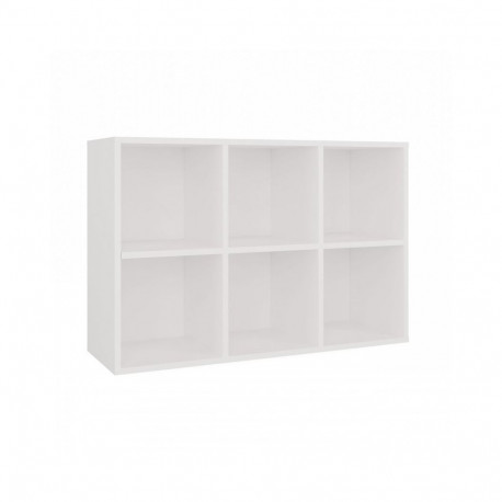 MALAX MINI 2X3 WHITE BOOKCASE