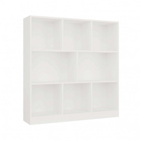 FIESTA 8P WHITE BOOKCASE
