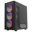 Savio Noctis Flow RGB Cube Black