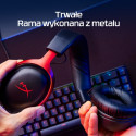 HyperX Cloud III must/punane mängurikõrvaklapid