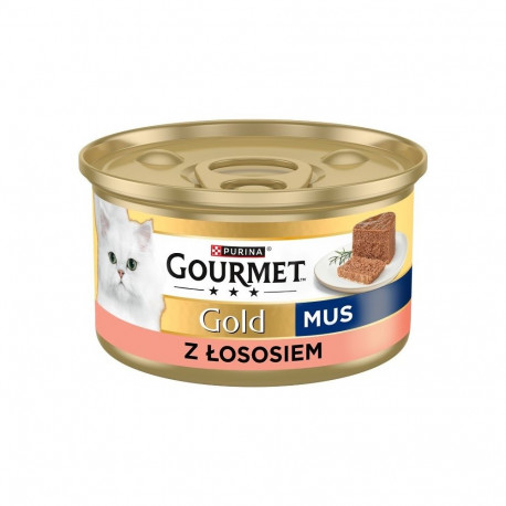 Purina Gourmet Gold mousse lõhega märg kassitoit 85 g