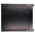 Extralink Rackmount cabinet 9U 600x600 Black wall mounted