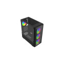 Savio Noctis Flow RGB Cube Black