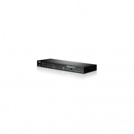 ATEN 16-Port USB - PS/2 VGA KVM Over IP Switch with USB Peripheral port