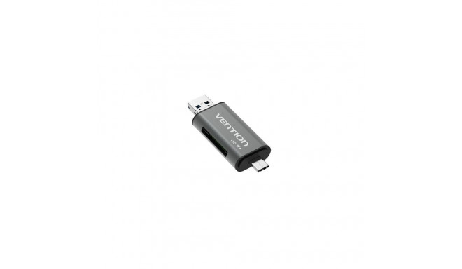 Vention USB2.0 Multi-function Card Reader Gray