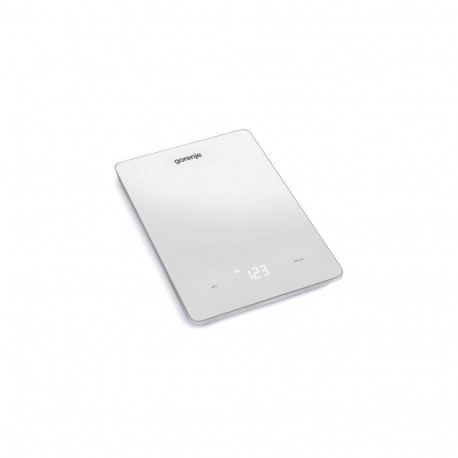 Gorenje KT10LBW White Countertop Rectangle Electronic kitchen scale