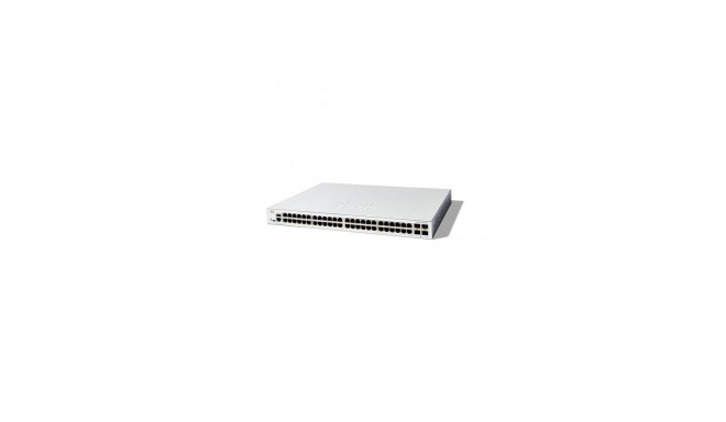 Cisco Catalyst 1200-48T-4G Smart Switch, 48 Port GE, 4x1GE SFP, Limited Lifetime Protection (C1200-4