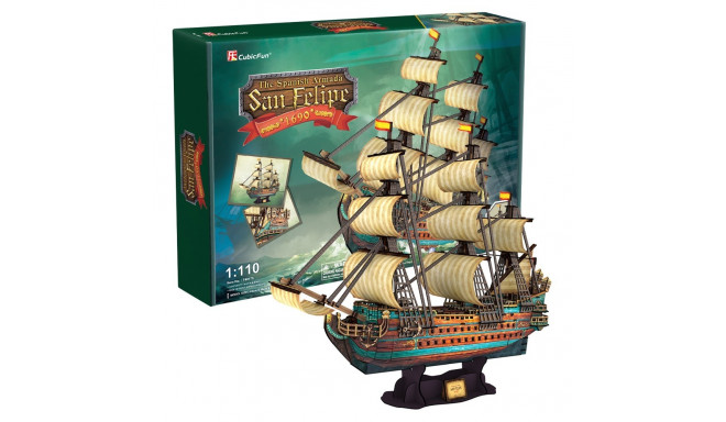 PUZZLE 3D Sailing ship The Spanish ArmadaSan Felipe