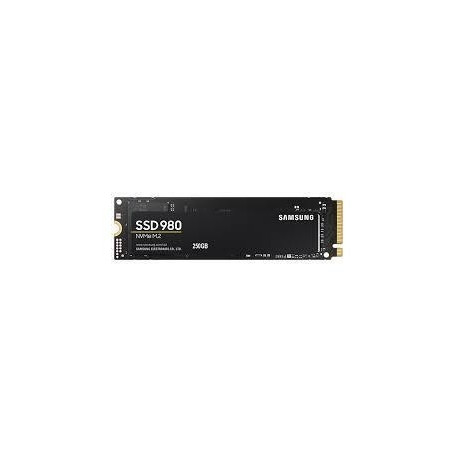 SSD|SAMSUNG|980|250GB|M.2|PCIE|NVMe|MLC|Write speed 1300 MBytes/sec|Read speed 2900 MBytes/sec|2.38m