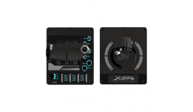 LOGITECH X56 H.O.T.A.S. juhtmega juhtkang ja gaasihoob PC jaoks