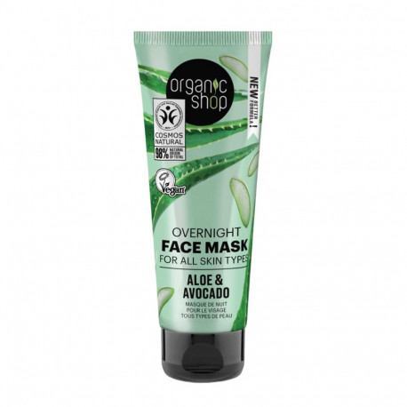 ORGANIC SHOP ALOE MASCARILLA FACIAL OVERNIGHT 75ML