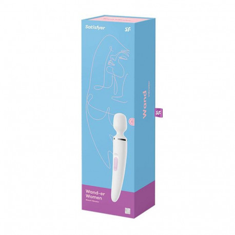 Satisfyer vibreeriv massaažiseade Wand-er Women 1tk, valge