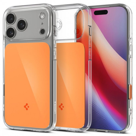 Kaitseümbris Ultra Hybrid T (MagFit), Apple iPhone 17 Pro, oranž / läbipaistev, MagSafe ühilduv, kaa