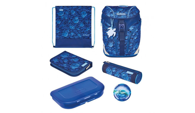 Herlitz koolikott-ranits Softlight Plus Greenline - Deep Sea, 16 l