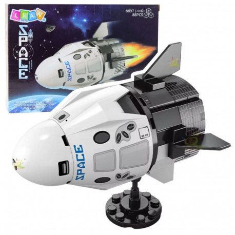 valged konstruktsiooniklotsid kosmoselaeva alus 88 tk