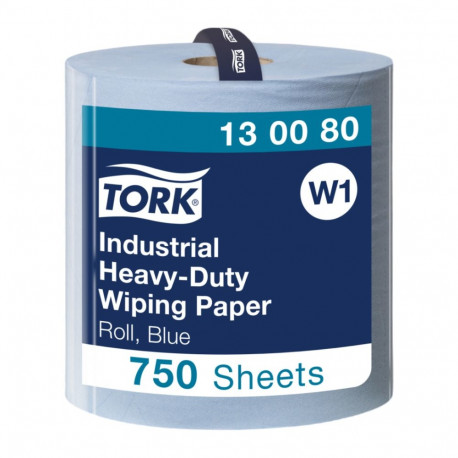 Industrial paper in a roll TORK Advanced 440 W1 255m 3-layer blue (130080)
