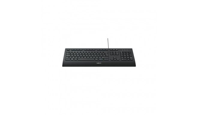 Logitech K280e Wired Keyboard, USB, US, Black