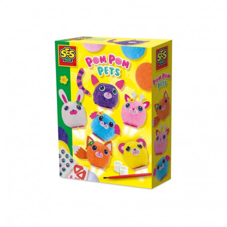 TOY CREATIVE SET POMPOM FRIENDS 14789