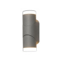 WALL LIGHT SANO SENSOR LED 2X6W IP65