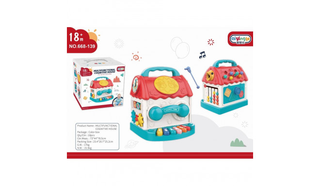 multifunktsionaalne kognitiivne maja valgusallikaga