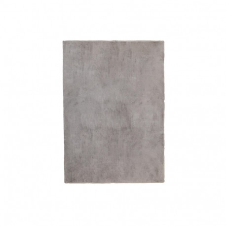 FAKE RABBIT 120X170CM RECTANGLE L. GREY