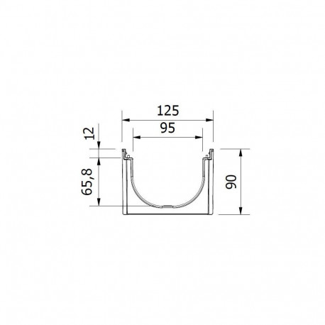 CHANNEL EASYLINE 1M H90 A15 tsingitud rest