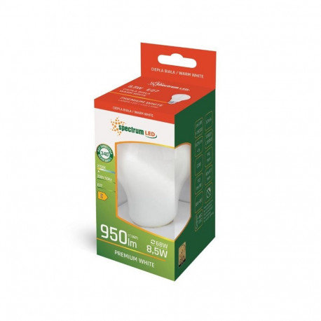 LED pirn A60 8.5W E27 830 950lm matt