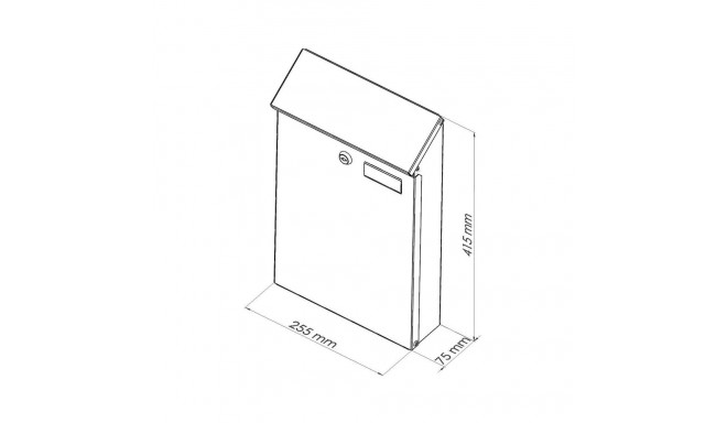 MAILBOXPD958 antratsiit värv