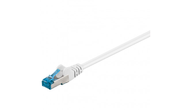 Goobay CAT 6 A Patch Cable, S/FTP (PiMF), white 7.5 m
