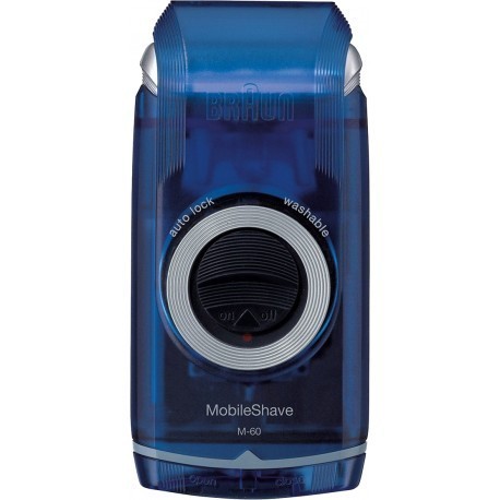 Braun shaver MobileShave M60, blue