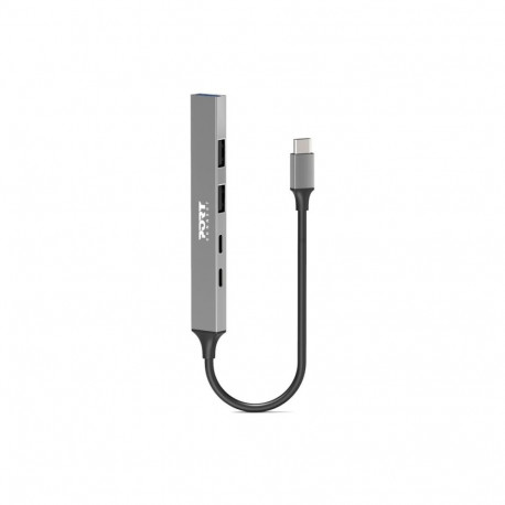 PORT CONNECT USB-C jaotur 4 USB-pordiga, 1x USB-C, 100W