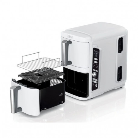 NINJA Double Stack XL 2-sahtliga kuumaõhufritüür SL400EUWH võimsus 2470 W maht 9,5 l valge