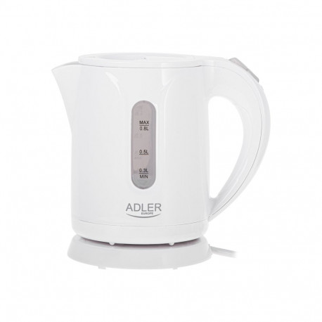 Adler | Kettle | AD 1371w | Electric | 850 W | 0.8 L | Stainless steel/Polypropylene | 360° rotation