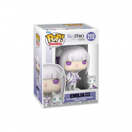 FUNKO POP! Vinyl Figure: Re:ZERO - Emilia with Puck
