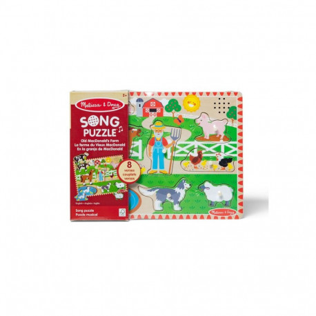 MELISSA & DOUG Old MacDonald´s Farm Sound Puzzle (English Song Only)