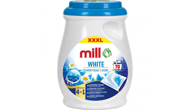 MILL PRO 2k laundry capsules White 70 pcs