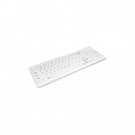 Contour Design Active Key Contour QuickClean Medical Keyboard Removable Cover Compact Wired White DE