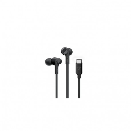 Belkin ROCKSTAR Headset Wired In-ear Calls/Music USB Type-C Black