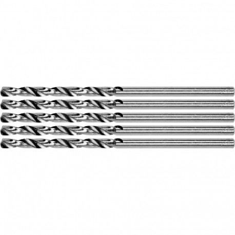 Yato YT-44207 HSS Premium drill bit set, 5 pcs, 2.5 mm, 57 mm, 135°, DIN 338, for steel
