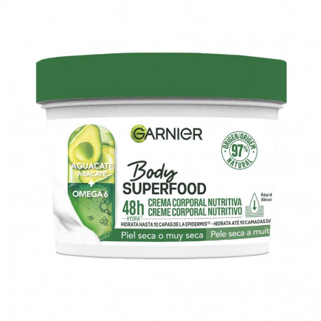 Garnier kehakreem Body Superfood avokaado toitev kuivale kuni väga kuivale nahale 380ml