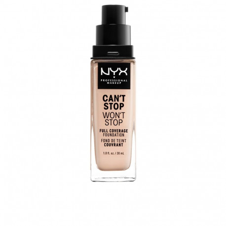 NYX PROFESSIONAL MAKE UP CAN'T STOP WON'T STOP full coverage foundation #light porcel