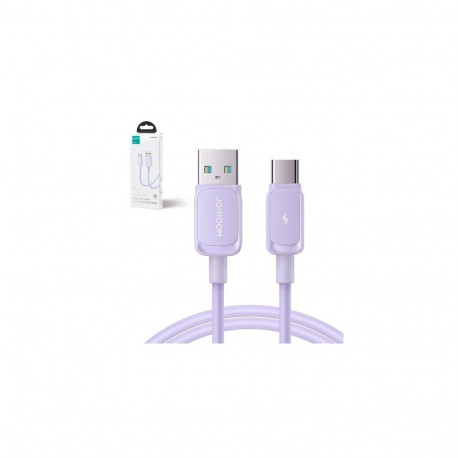 Joyroom USB - Type-C Cable Multi-Color Series A14, 480mb/s, 3A, 1.2m, Purple (S-AC027A141P)