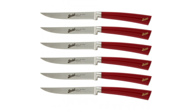 Berkel Elegance Glossy red Steak Set 6-pcs.