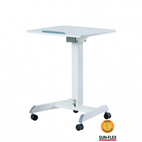 Adjustable table 600x520mm white