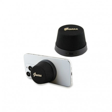 Guess Speaker bluetooth Guess Magnetic Script Metal GUWSC3ALSMK black