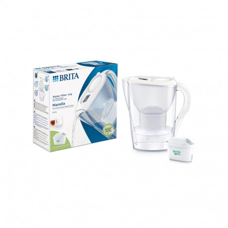 FILTERING JUG BRITA MARELA 2.4L WHIT
