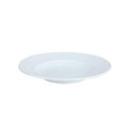 PLATE VERTICAL LINES WHITE 22CM