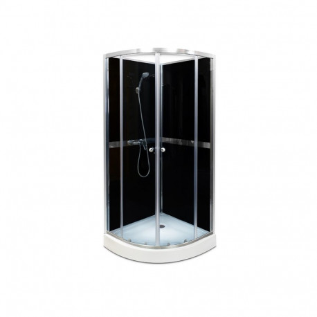 SHOWER ENCL QA047-90 must 90x90x200 dušinurk